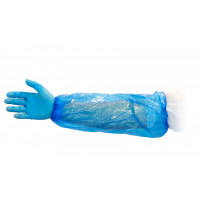 Blue Polyethylene Sleeves 18"